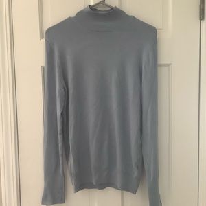 ZARA faux blue turtleneck